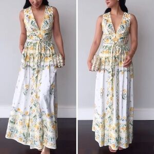 Antonio Melani × Style by Simkins Hannah Poplin V-Neck Sleeveless NWT $229